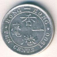 Hongkong 1900. 10c Ag Viktória T:3