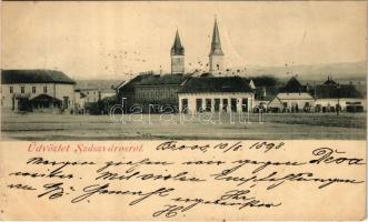 1898 (Vorläufer) Szászváros, Broos, Orastie; sörcsarnok / beer hall / Bierhalle