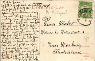 1908 Erzsébetváros, Dumbraveni; Üvegház. W.L. (?) 1827. Scholtez A. kiadása / greenhouse (EK)