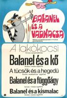 Vegyes plakát tétel, közte filmplakátok (Ordasok között, Lány a szabadcsapatban, Ki van a tojásban?,...