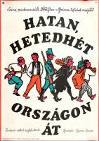 Vegyes plakát tétel, közte filmplakátok (Ordasok között, Lány a szabadcsapatban, Ki van a tojásban?,...