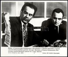 1977 MTI fotók, 7 db, 3 fotón Kádár Jánossal, 1 fotón Leonyid Brezsnyevvel, 1 fotón Brezsnyevvel és ...