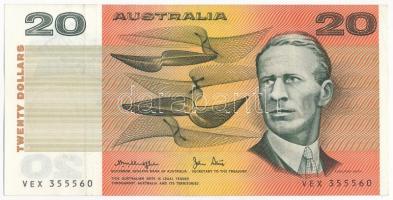 Ausztrália DN (1979-1982) 20$ Harold Murray Knight - John Stone T:III Australia ND (1979-1982) 20 Dollars Harold Murray Knight - John Stone C:F Krause P#46c