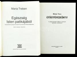 2 gyógynövényes könyv: Michael Tierra: Gyógyfüveskönyv. Bp., 1991, Hunga-print. Kiadói kartonált pap...