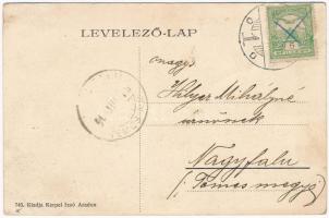 Arad, Andrássy tér, Singer Sándor, Kerpel Izsó könyv és papírkereskedése, Hilyer Mihály, Kintzler Zo...