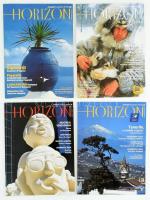 1995-2000 Horizon - A MALÉV magazinjának 4 db száma + vegyes MALÉV nyomtatványok