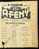1932 A Fény című újság több száma könyvbe kötve