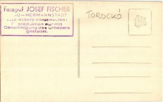 Torockó, Rimetea, Trasco; szarvasmarha itatás / cattle drinking water. Fotograf Josef Fischer, photo