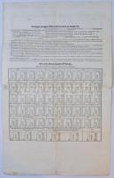 Ausztria / Bécs 1858. "K.K. Österrechische Credit-Anstalt für Handel und Gewerbe" részvény...