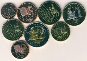 Málta 2003. 1c,2c,5c,10c,20c,50c1€,2€ "Specimen" próbaveretek, komplet...