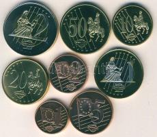 Csehország 2003. 1c,2c,5c,10c,20c,50c1€,2€ "Specimen" próbaveretek, komplett sor T:1 Tanúsítvánnyal!