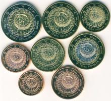 Csehország 2003. 1c,2c,5c,10c,20c,50c1€,2€ "Specimen" próbaveretek, ko...