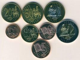 Lengyelország 2003. 1c,2c,5c,10c,20c,50c1€,2€ "Specimen" próbaveretek,...