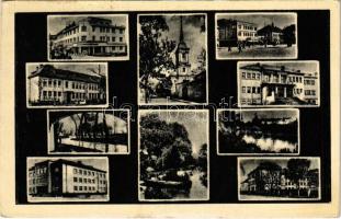 1942 Érsekújvár, Nové Zámky; mozaiklap / multi-view postcard (fa)