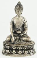 Buddha. Fém, dekoratív vésetekkel, jelzés nélkül. m: 19 cm