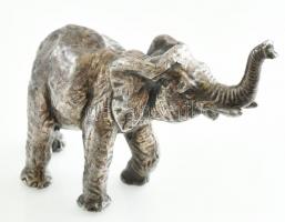 Ezüst (Ag) Elefánt. Töltött. jelzett, bruttó: 44g, m:6,5 cm