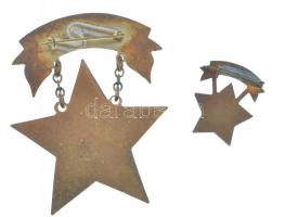 ~1970-1980. "Magyar Vöröskereszt Kiváló Dolgozója" zománcozott, aranyozott kitüntetés, min...