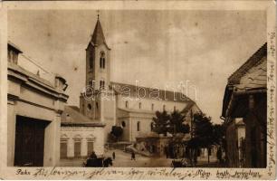 1927 Paks, Római katolikus templom, Russinszky Viktor üzlete, Rosenbaum Miksa M. könyvnyomda kiadása