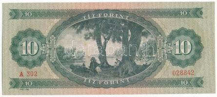 1960. 10Ft "A 302 028842" T:III szép papír 
Adamo F6