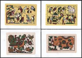 Dong Ho's Folk paintings. 10 db üdvözlőlap