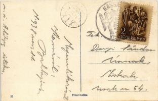 1938 Kassa, Kosice; mozaiklap / multi-view postcard + "1938 Kassa visszatért" So. Stpl. (E...