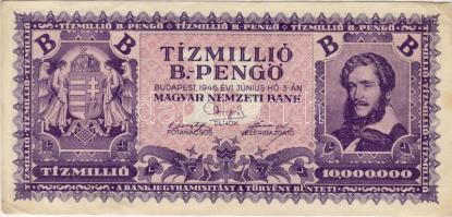 1946 10000000 B.-pengő T:II