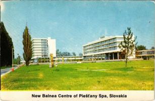 Pöstyén, Piestany; modern rádióamatőr lap / New Balnea Centre of Piestany Spa. modern radio amateur card (EK)