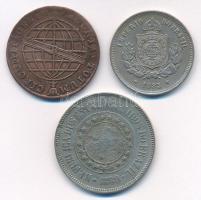 Brazília 1815. 20R Cu + 1885. 100R Cu-Ni + 1889. 200R Cu-Ni T:2-,3
Brazil 1815. 20 Réis Cu + 1885. ...