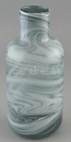 Salviati jelzéssel, anyagában színezett muránói üveg váza, kis kopásnyomokkal, m: 27,5 cm