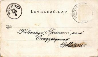 1899 Budapest XIII. Margitszigeti fürdőház. Walter Haertel. C. Andelfinger & Cie. Kunstanstalt N...