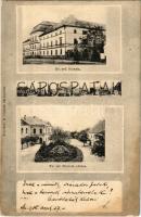 1905 Sárospatak, Református főiskola, Főiskolai könyvnyomda, udvar. Trócsányi B. kiadása (fl)