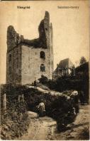 1917 Visegrád, Salamon torony. Birkl József kiadása (Rb)