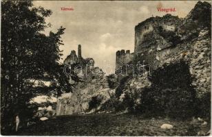 1911 Visegrád, várrom (EK)