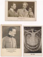 19 db főleg régi motívum képeslap: színészek / 19 mostly pre-1945 motive postcards: actors, actresse...