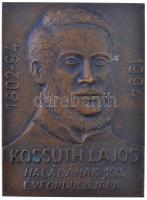 Jákfalvi József (?-?) 1994. Kossuth Lajos halálának 100. évfordulójára Br plakett (57x77mm) T:2