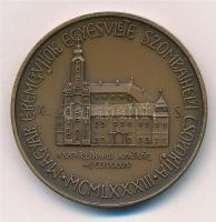 1983. MÉE Szombathelyi Csoportja / Szentgotthárd alapításának 800 éves évfordulója Br emlékérem (42,5mm) T:1- Adamo SH4