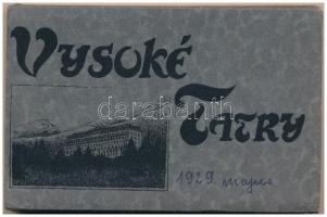 Tátra, Vysoké Tatry; képeslapfüzet 24 képeslappal. Kriván kiadása, tokban / postcard booklet with 24 postcards, in case