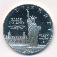 Amerikai Egyesült Államok 1986S 1$ Ag Szabadság-szobor T:PP USA 1986S 1 Dollar Ag Statue of Liberty C:PP Krause KM#214