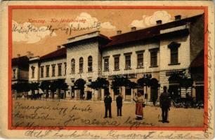 1923 Karcag, Királyi járásbíróság, Deutsch üzlete, takarékpénztár (Rb)
