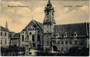 Pozsony, Pressburg, Bratislava; Városház. Sudek Antal kiadása / town hall (EK)