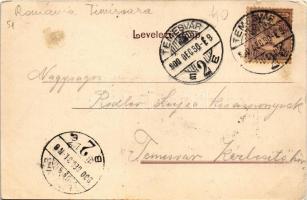 1900 Temesvár, Timisoara; Kadétiskola / K.u.K. military cadet school (EK)