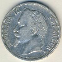 Franciaország 1867A 5Fr Ag III.Napóleon T:3