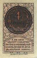 Hadisegélyező Hivatal 1916. 4f T:II