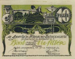Az Amatőrök Forgalmi Szövetkezete 1920. 10f T:I