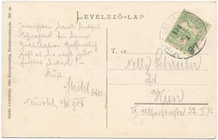 1906 Besztercebánya, Banská Bystrica; Béla király tér, Móry János, Czemann A., Engel Samu üzlete. Le...