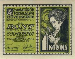 Az Amatőrök Forgalmi Szövetkezete 1920. 1K T:I