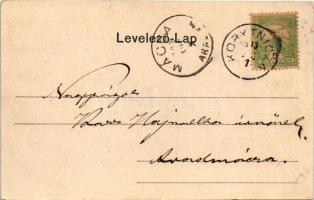 1903 Koritnyica, Korytnica; Hygiea fürdő szálloda. Kohn A. kiadása / villa, hotel, spa. Art Nouveau,...