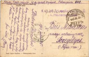 1917 Parajd, Praid; Sómalom a Szováta-fürdőre vezető úttal. Raab Lajos kiadása / salt mine with the ...