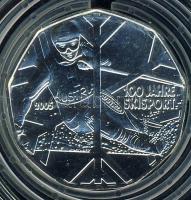 Ausztria 2005. 5EUR Ag "100 éves a sí sport" T:1