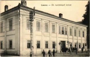 Losonc, Lucenec; Állami tanítóképző intézet. Greiner Simon kiadása / teachers&#039; training institute, school (r)